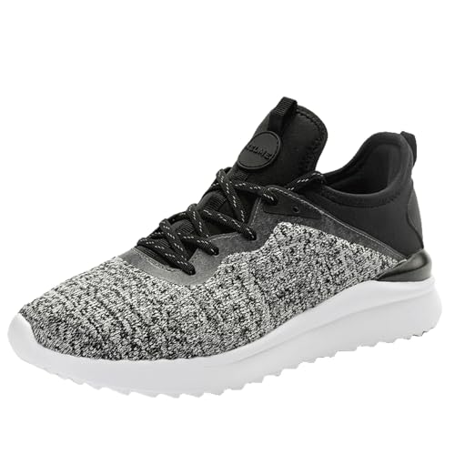 Kelme Sneaker Herren Walkingschuhe Turnschuhe Sportschuhe Freizeit Straßenlaufschuhe Fashion Leichtgewichts Atmungsaktiv Schuhe(Grau,44) von Kelme