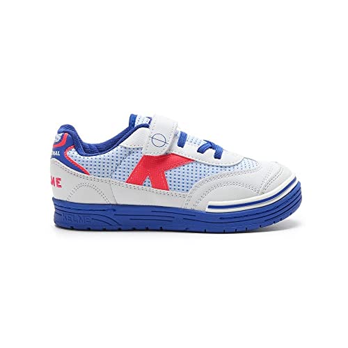 KELME Zapatillas De Niño Trueno Elastic Low-top, Blanco Y Azul, 29 EU von Kelme