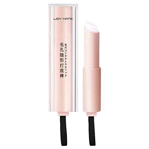 Keloc Porenlöscher Grundierung - Hydrating Poreless Invisible Primer Moisturizer Stick | Concealer Foundation Primer Moisturizer Stick für Gesichtsfalten Damen Make-up von Keloc