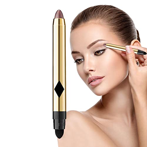 Lidschattenstift | Wasserfester doppelseitiger Lidschattenstift - Shimmer Cream Eye Shadow Pencil Crayon, Eye Brightener Highlighter Eyeliner Crayon Make-up Keloc von Keloc