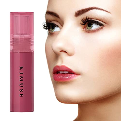 Spiegellippenglasur, 4 ml feuchtigkeitsspendender flüssiger Lippenstift für Damen, Langanhaltender Lippenglanz, flüssiger Lippenstift mit Antihaftbeschichtung, wasserfest, Lippenfleck für Keloc von Keloc