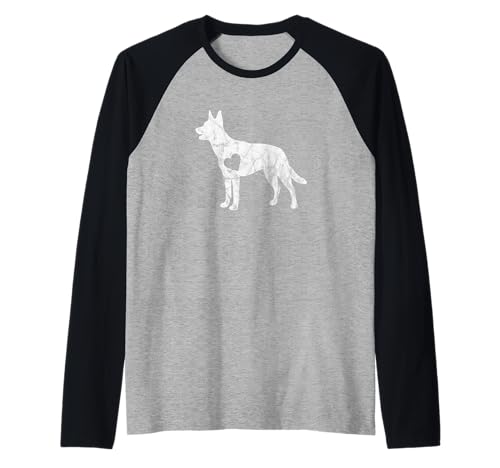 Kelpie Hundeliebhaber Besitzer Australian Kelpie Mom Mama Dad Daddy Raglan von Kelpie Lover Family Apparel