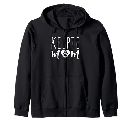 Kelpie Mama Hund Mutter Besitzer Australian Kelpie Mama Schwester Kapuzenjacke von Kelpie Lover Family Apparel