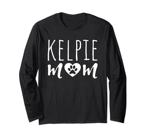 Kelpie Mama Hund Mutter Besitzer Australian Kelpie Mama Schwester Langarmshirt Kelpie Mama Hund Mutter Besitzer Australian Kelpie Mama Schwester Langarmshirt von Kelpie Lover Family Apparel