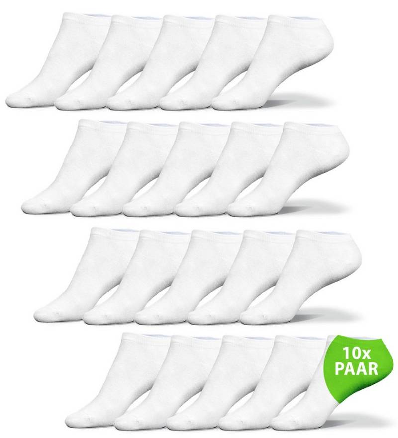 Kemes Sneakersocken kurze Socken Damen und Herren Halbsocken Sneakersocken Schwarz Weiß (30-Paar) Mit Größenbeschriftung unter der Socke von Kemes