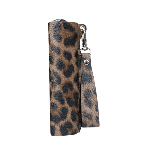 Keminsung Hülle Compatible with iqos (only Compatible with iluma one case) Leopardenmuster PU Leder Schutzhülle Zigarette Tasche Tragbare zubehör von Keminsung