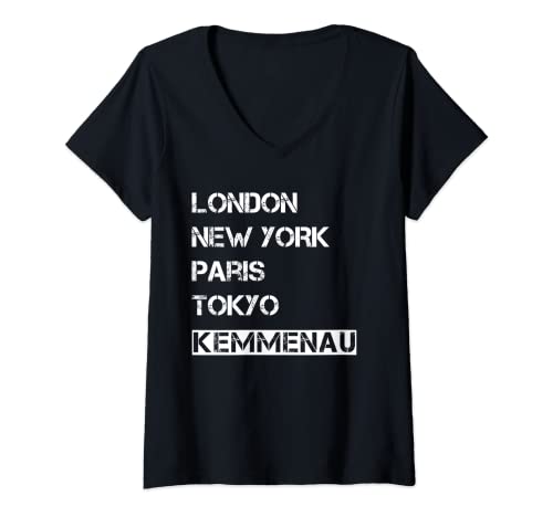 Damen Meine Heimat Kemmenau! Geburtsort & Heimatliebe Kemmenau T-Shirt mit V-Ausschnitt Damen Meine Heimat Kemmenau! Geburtsort & Heimatliebe Kemmenau T-Shirt mit V-Ausschnitt von Kemmenau Liebe - Hier lebe ich