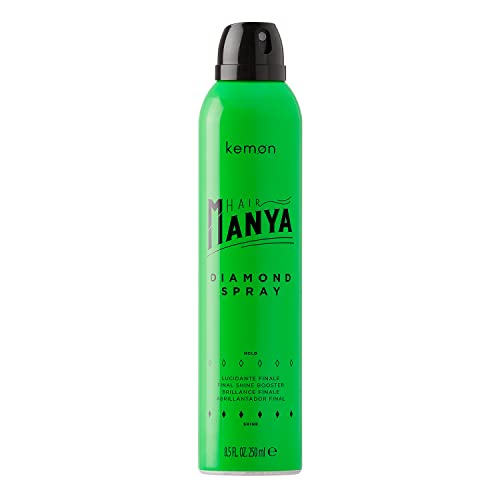 Kemon Hair Manya Diamond Spray - ultrabrillantes Glanz-Spray, professionelles Haar-Styling in Salon-Qualität - 250 ml von Kemon
