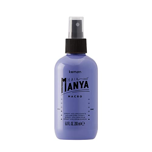 Kemon Hair Manya Macro - Volumen-Spray für feines bis mittleres Haar, professionelle Haar-Pflege in Salon-Qualität - 200 ml von Kemon