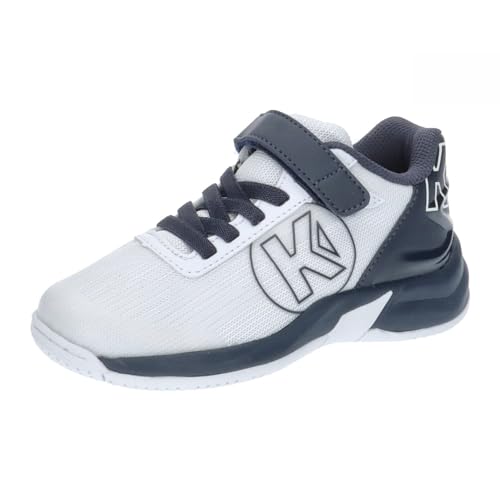 Kempa Attack 2.0 Junior Game Changer Handballschuhe, Sportschuhe, Turnschuhe, weiß/Marine, 29 EU von Kempa