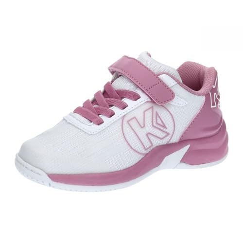 Kempa Attack 2.0 Junior Game Changer Handballschuhe, Sportschuhe, Turnschuhe, weiß/rosa, 29 EU von Kempa