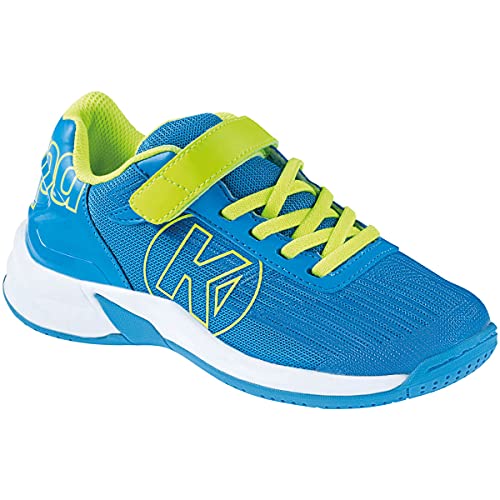 Kempa Jungen Unisex Kinder Attack 2.0 Handballschuh, Kempablau Fluo Gelb, 28 EU von Kempa