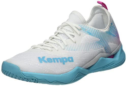 Kempa Damen Wing Handballschuh, Weiß/Aqua, 36 EU von Kempa