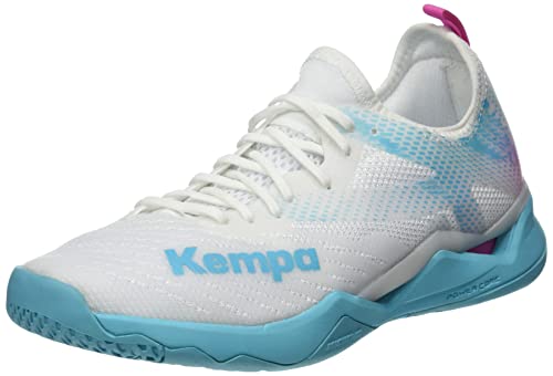 Kempa Damen Wing Handballschuh, Weiß/Aqua, 37 EU von Kempa