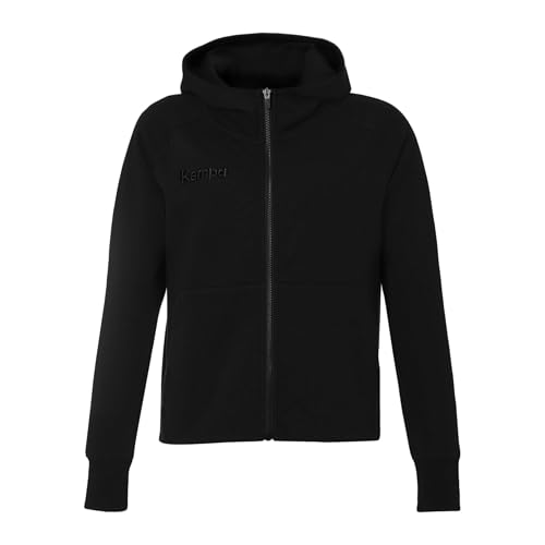 Kempa Damen STMNT Kapuzenjacke Sport-Jacke, schwarz, M von Kempa