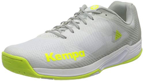 Kempa Femme Wing 2.0 Damen Handballschuhe, Multicolore Weiß Fluo Gelb 02, 37.5 EU von Kempa