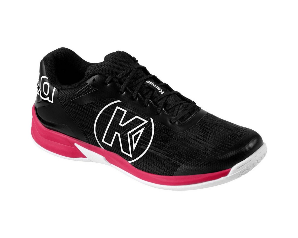 Kempa Hallen-Indoorschuhe Attack Three 2.0 schwarz/rot Herren Badmintonschuh von Kempa