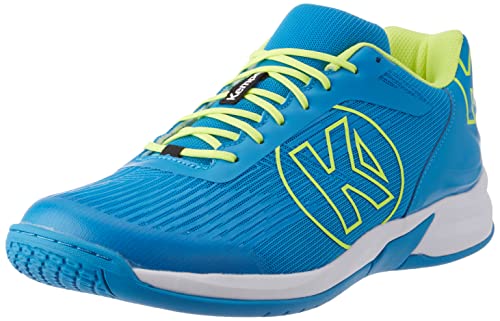 Kempa Herren Attack Three 2.0 Handballschuh, Kempablau/Fluo Gelb, 36.5 EU von Kempa