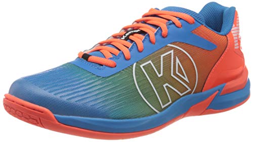 Kempa Herren ATTACK THREE 2.0 Handballschuh, kempablau/Fluo rot, 44.5 EU von Kempa