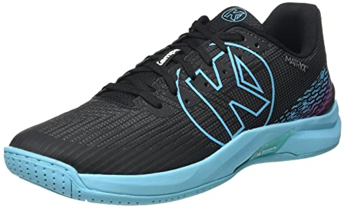 Kempa Herren Attack Two 2.0 Handballschuh, Schwarz/Aqua, 42 EU von Kempa