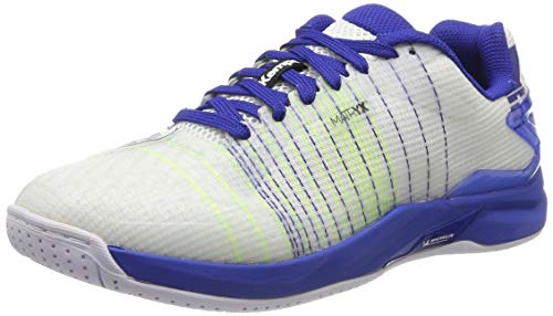 Kempa Herren Attack Two Contender Handballschuhe, Weiß (Blanc/Bleu Nuit 02), 45 EU von Kempa