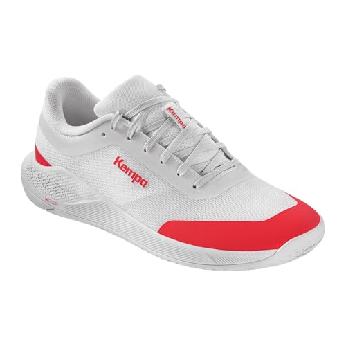 Kempa Herren Kourtfly Two Handball-Schuhe, weiß/rot, 45.5 EU von Kempa
