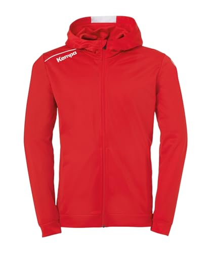 Kempa Herren Player Hood Jacket Jacke, Rot/Weiß, M von Kempa