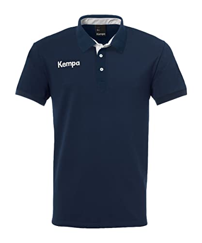 Kempa Herren Prime Polohemd, Marine/Weiß, S von Kempa