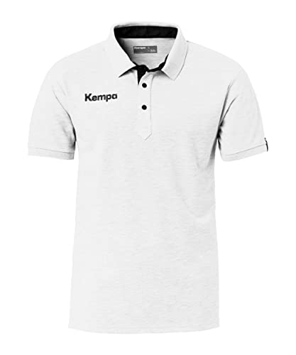 Kempa Herren Prime Polohemd, Weiß/Schwarz, M von Kempa