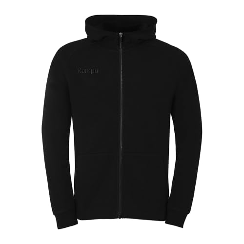 Kempa Herren STMNT Kapuzenjacke Sport-Jacke, schwarz, XL von Kempa