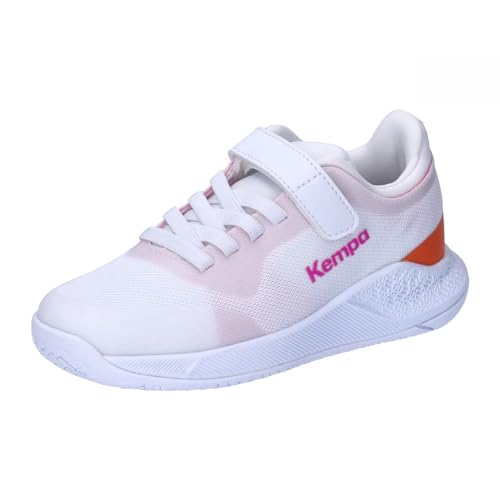 Kempa Jungen Unisex Kinder Kourtfly Kids Sport-Schuhe, weiß/lila, 28 EU von Kempa