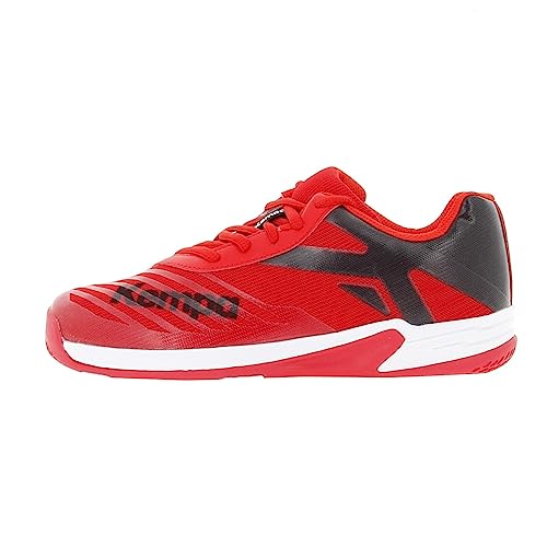 Kempa Jungen Unisex Kinder Wing 2.0 Junior Handballschuhe, Sportschuhe, Turnschuhe, schwarz/rot, 30 EU von Kempa