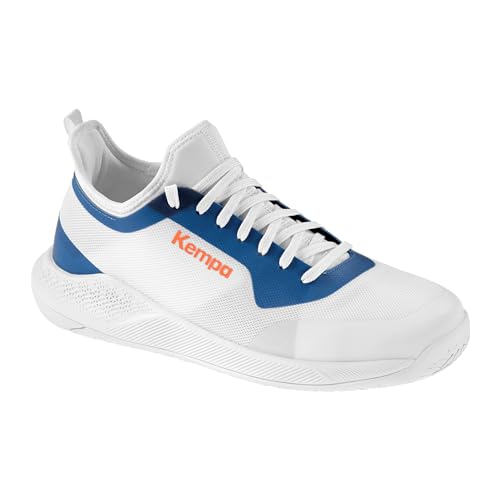 Kempa Kourtfly Jr Sport-Schuhe, weiß/blau, 34 EU von Kempa