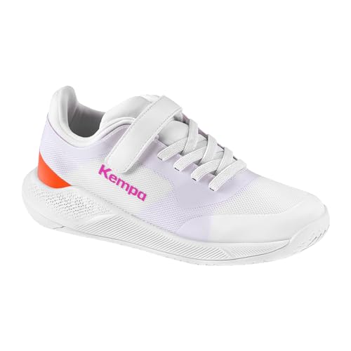 Kempa Kourtfly Kids Sport-Schuhe, weiß/lila, 32 EU von Kempa