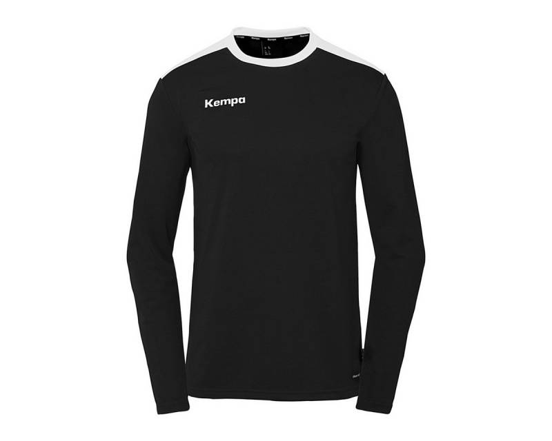 Kempa Langarmshirt Emotion 27 (100% Polyester) schwarz/weiss Herren von Kempa