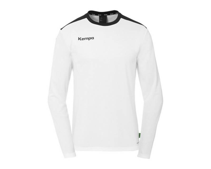 Kempa Langarmshirt Emotion 27 (100% Polyester) weiss/schwarz Herren von Kempa