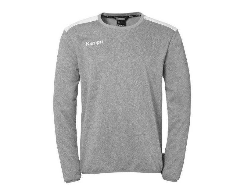 Kempa Langarmshirt Emotion 27 Training Top (100% Polyester) grau/weiss Herren von Kempa