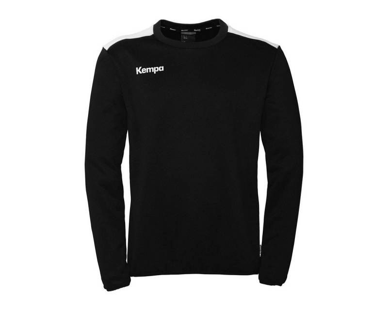 Kempa Langarmshirt Emotion 27 Training Top (100% Polyester) schwarz/weiss Herren von Kempa