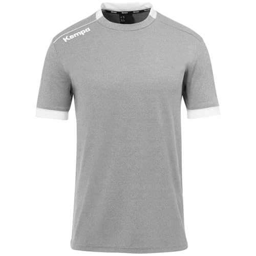 Kempa Player Trikot Kurzarm Damen grau Melange weiß Gr M von Kempa