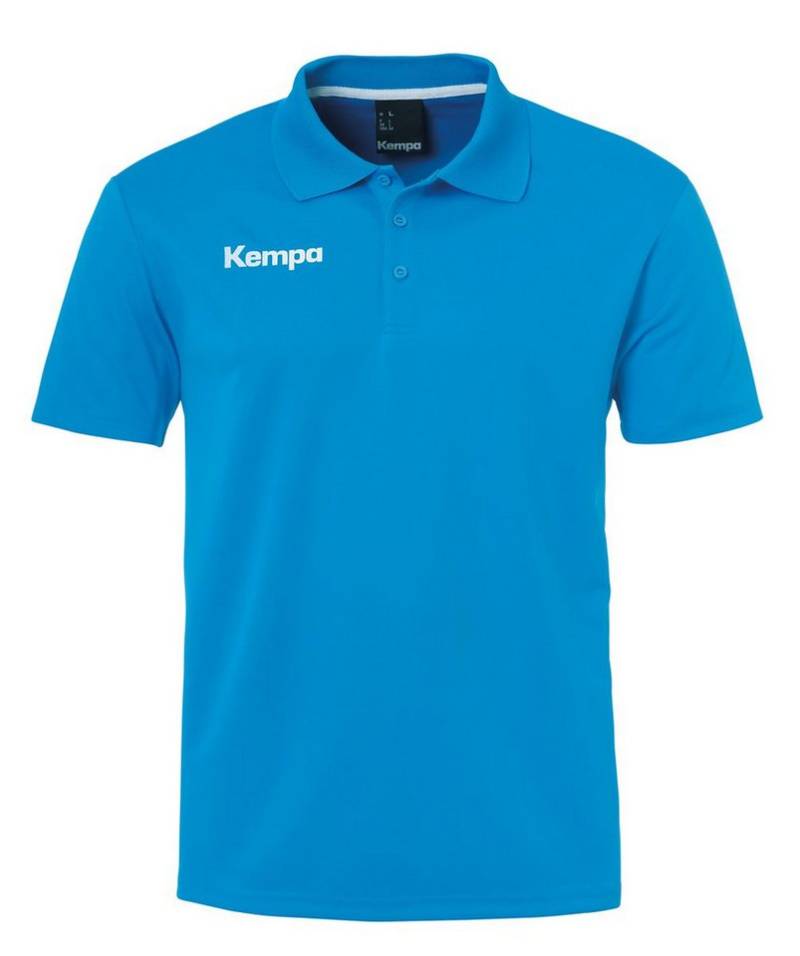 Kempa Poloshirt Poly (100% Polyester) hellblau Herren von Kempa