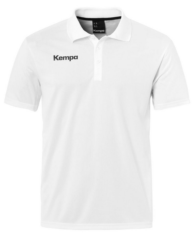 Kempa Poloshirt Poly (100% Polyester) weiss Herren von Kempa