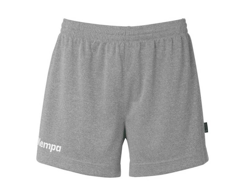 Kempa Sporthose Team Short (elastischer Bund mit Kordelzug) kurz grau Damen von Kempa