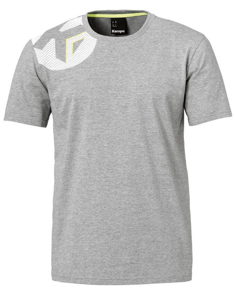 Kempa T-Shirt Core 2.0 Basic (100% Baumwolle) grau Herren von Kempa