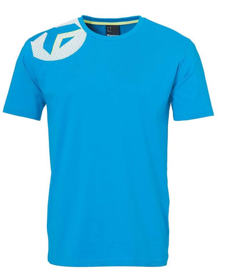 Kempa T-Shirt Core 2.0 Basic (100% Baumwolle) hellblau Herren von Kempa