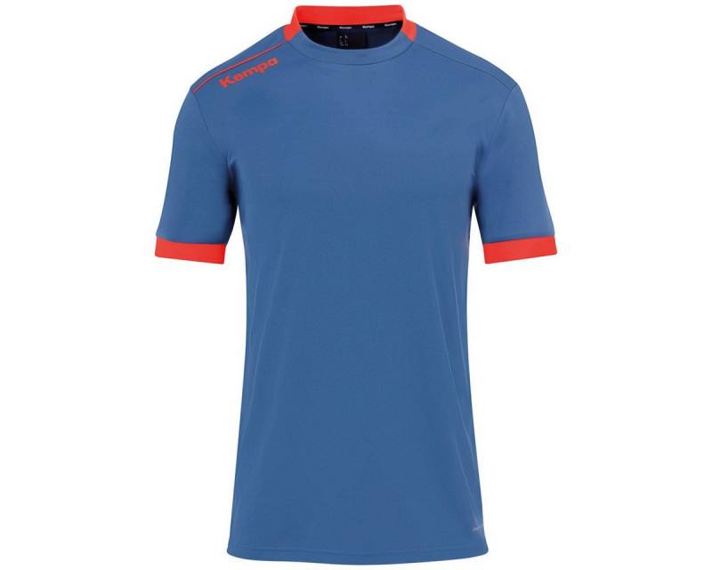 Kempa T-Shirt Player Trikot (100% Polyester) dunkelblau/rot Herren von Kempa