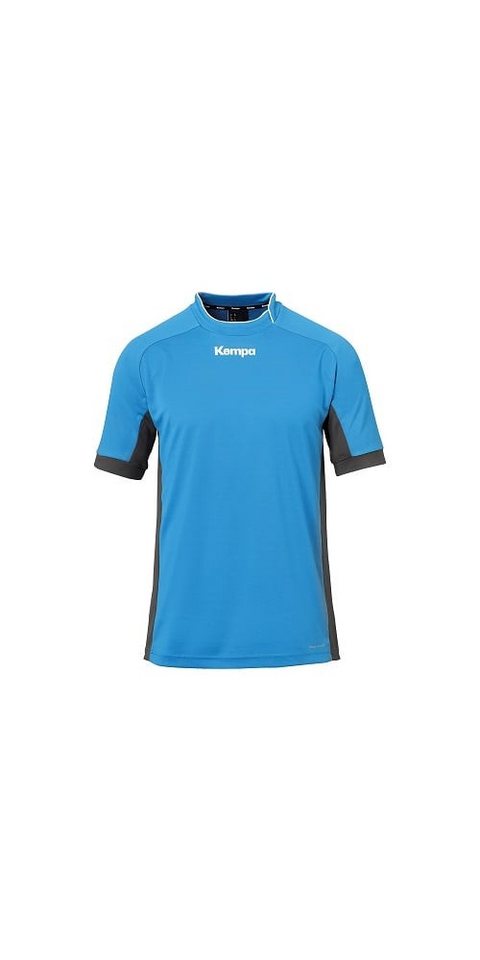 Kempa T-Shirt Sport-Trikot Prime (100% Polyester) hellblau/anthrazit Herren von Kempa