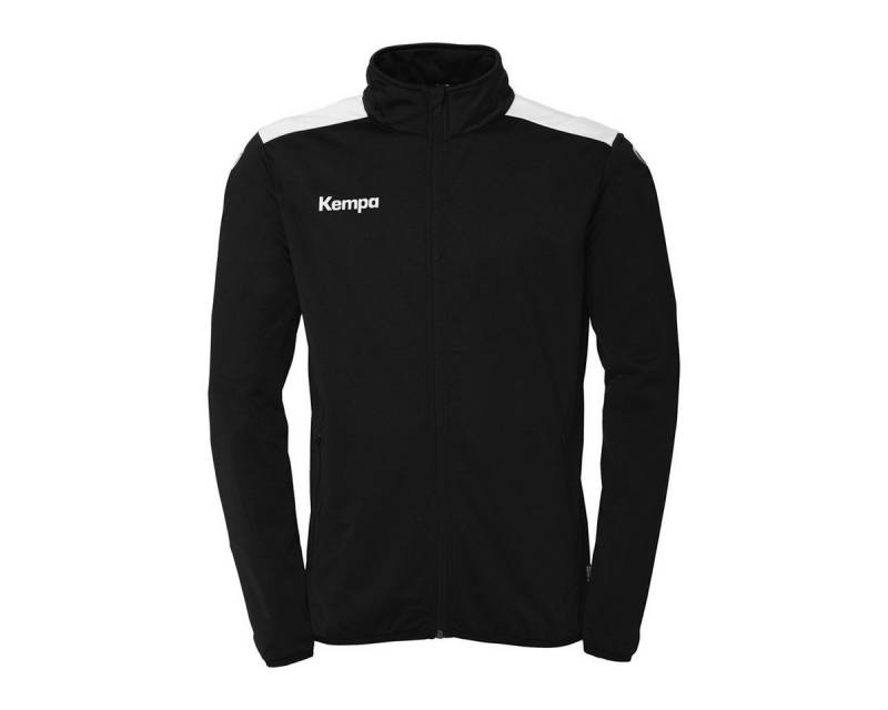 Kempa Trainingsjacke Emotion 27 (Full-Zip, 100% Polyester) schwarz/weiss Herren von Kempa