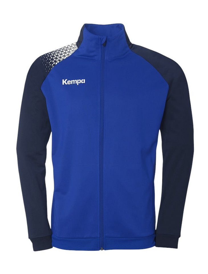 Kempa Trainingsjacke Poly Ambition 28 (Full-Zip, 100% Polyester) blau/navyblau Herren von Kempa