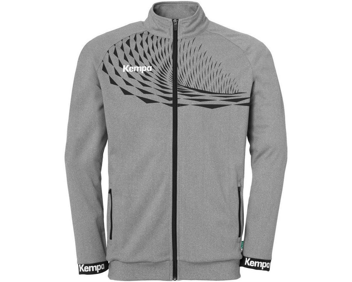 Kempa Trainingsjacke Wave 26 (100% Polyester, elastisch) grau Kinder von Kempa
