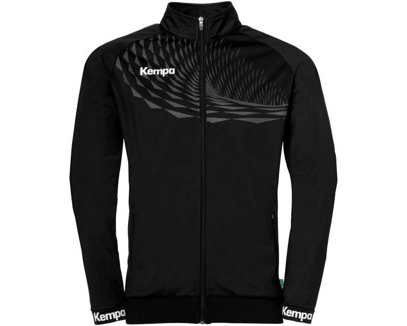 Kempa Trainingsjacke Wave 26 (100% Polyester, elastisch) schwarz Kinder von Kempa